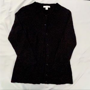 New York & Company Black Button Up Sweater